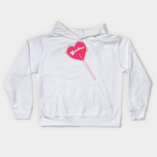 Heart Sucker Lollipop Kids Hoodie